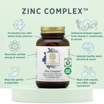 PURE SYNERGY Zinc Complex Vegan Immune Support Supplement
