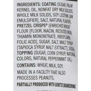 Snack Factory Pretzel Crisps with White Chocolate & Peppermint