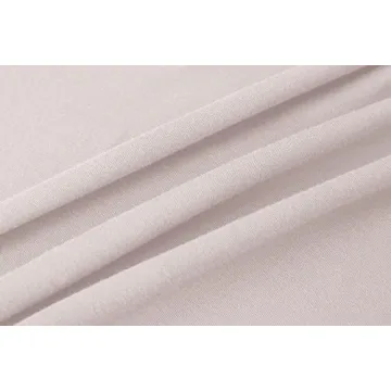 Long Sleeve Crop Tops for Women Workout Basic Clothes for Teen Ladies Fitted Slim Scoop Neck Cute Yoga Shirts (Beige, Medium)