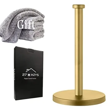 Stylish Gold Paper Towel Holder for Modern Kitchens
