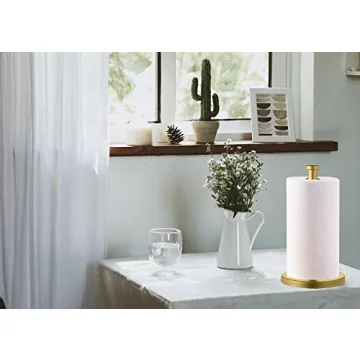 Elegant Gold Paper Towel Holder for Modern Kitchens