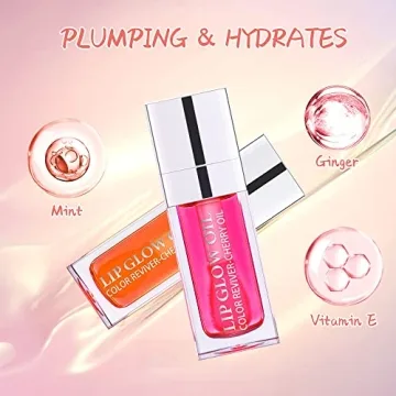 Glow Lip Oil Plumping Gloss Hydrating Lip Care Shine
