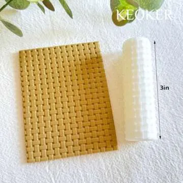 KEOKER Polymer Clay Texture Roller for Unique Jewelry