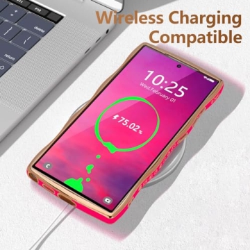 Cute Wave Frame Phone Case for Galaxy S24 Ultra