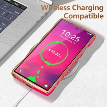 Cute Wave Frame Phone Case for Galaxy S24 Ultra