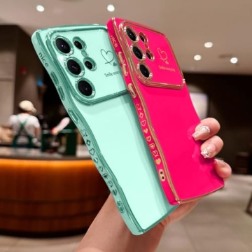 Cute Wave Frame Phone Case for Galaxy S24 Ultra