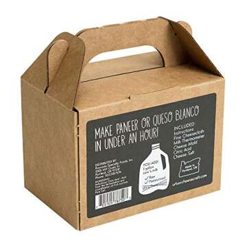 Create Cheese at Home with Paneer & Queso Blanco Kit