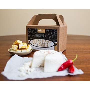 Create Cheese at Home with Paneer & Queso Blanco Kit