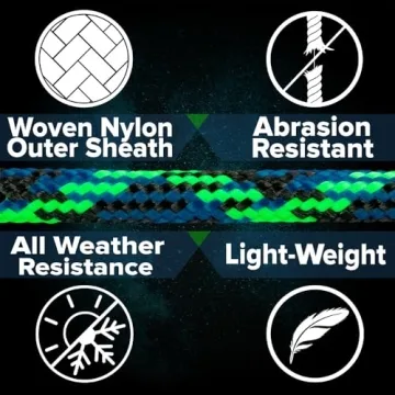 High-Strength Paracord for Outdoor and Crafting Use