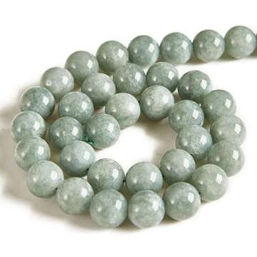 Burmese Jade Beads 100pcs for Stunning Jewelry Making
