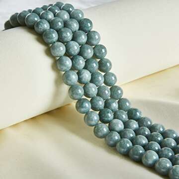 Burmese Jade Beads 100pcs for Stunning Jewelry Making