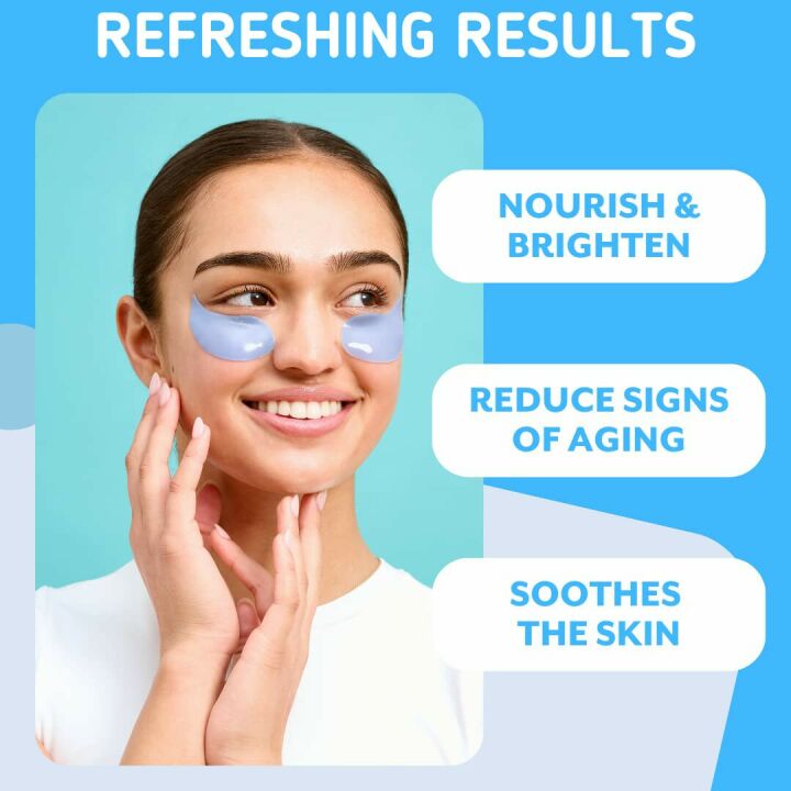 Cooling Under Eye Mask Patches with Peptides – 5 Pairs