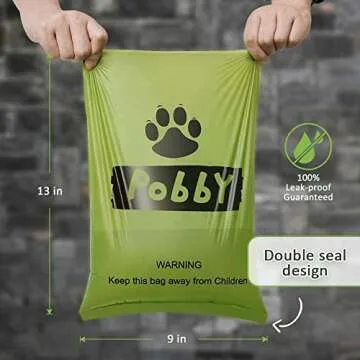PobbY Eco-Friendly Dog Poop Bags - 540 Count