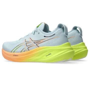 ASICS Women's Gel-Nimbus 26 Shoes - Cool Grey/Safety Yellow
