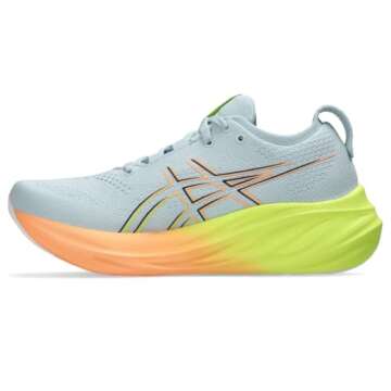 ASICS Women's Gel-Nimbus 26 Shoes - Cool Grey/Safety Yellow