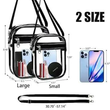 Armiwiin Clear Crossbody Purse for Events and Festivals