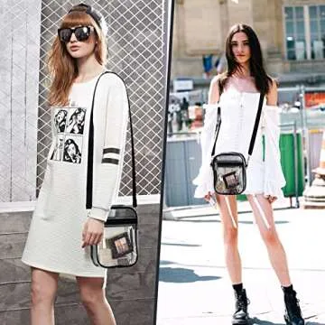 Armiwiin Clear Crossbody Purse for Events and Festivals