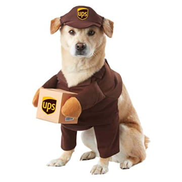 California Costumes UPS Dog Costume for Pets - Adorable Delivery Outfit