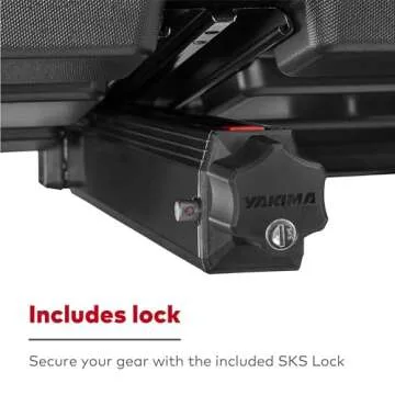 Yakima EXO GearLocker Car Cargo Carrier, Hard Top Shell Box for EXO SwingBase System,