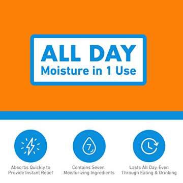 O'Keeffe's Cooling Relief Lip Repair Lip Balm for Dry, Cracked Lips, Stick, (Pack of 3)