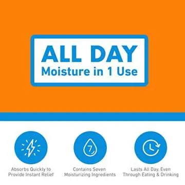 O'Keeffe's Cooling Relief Lip Repair Lip Balm for Dry, Cracked Lips, Stick, (Pack of 3)