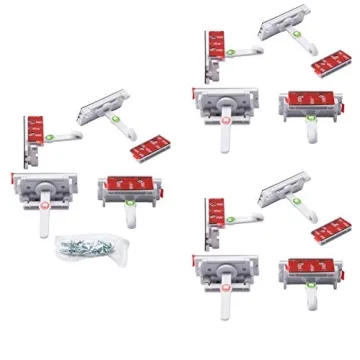 Safety 1st Adhesive Cabinet Latch Set for Child Safety