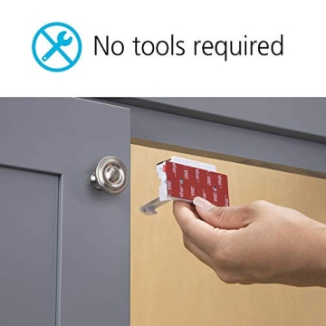 Safety 1st Adhesive Cabinet Latch Set for Child Safety