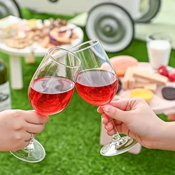 EIIXMSO Portable Picnic Table with Wine Glass Holder