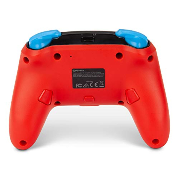 PowerA Enhanced Wireless Nintendo Switch Controller - Mario Pop, Rechargeable Switch Pro Controller, Immersive Motion Control, Officially Licensed by Nintendo (Amazon Exclusive)