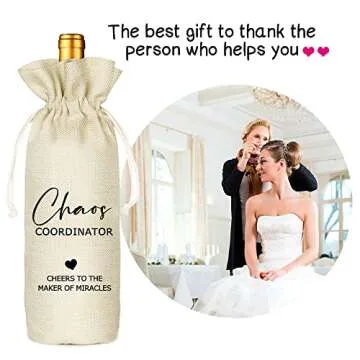 Socive Chaos Coordinator Wine Bag - Fun Eco-Friendly Gift