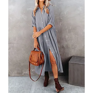 Stylish R.Vivimos Casual Midi Dress for Summer Comfort