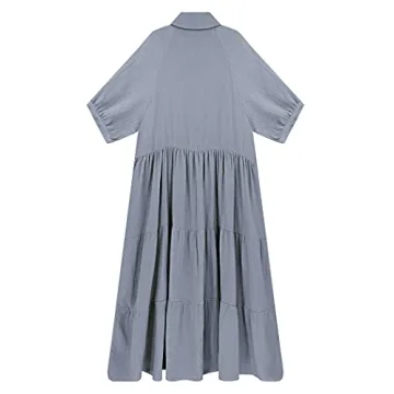 Stylish R.Vivimos Casual Midi Dress for Summer Comfort