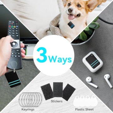 Esky Key Finder and Wallet Tracker with 6 Receivers