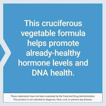 Life Extension Triple Action Cruciferous Vegetable Extract, 60 Vegetarian Capsules—Helps Maintain DNA Health & Already-Healthy Hormone Levels - Non-GMO, Gluten-Free, Vegetarian