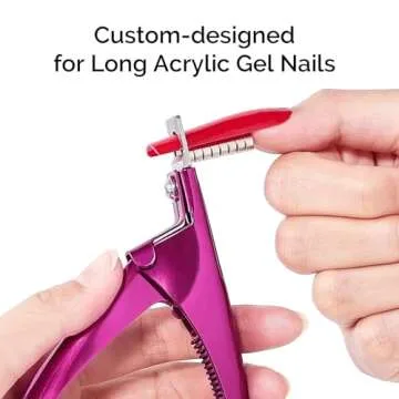 MelodySusie Acrylic Nail Clippers: Adjustable, Professional Grade