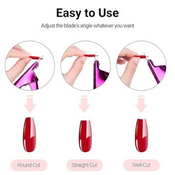 MelodySusie Acrylic Nail Clippers: Adjustable, Professional Grade