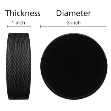 Faswin 18 Pack NHL Official Ice Hockey Pucks with Mesh Bags