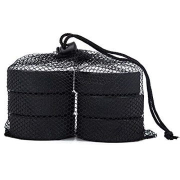 Faswin 18 Pack NHL Official Ice Hockey Pucks with Mesh Bags