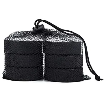 Faswin 18 Pack NHL Official Ice Hockey Pucks with Mesh Bags