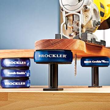 Rockler Bench Cookies Plus Work Grippers - Perfect for Woodworking