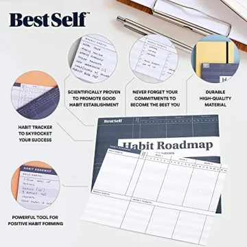 BestSelf Co. 13-Week Habit Roadmap Goal Tracker Planner