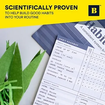 BestSelf Co. 13-Week Habit Roadmap Goal Tracker Planner