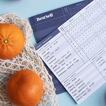BestSelf Co. 13-Week Habit Roadmap Goal Tracker Planner