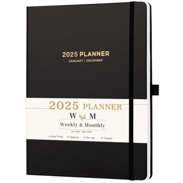 2025 Planner - Efficient Weekly and Monthly Scheduler with Features