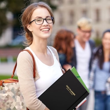 Stylish 2025 Planner with Hard Cover and Tabs