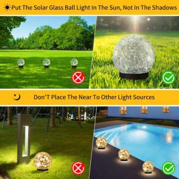 Brighten Your Outdoor Space with JKIMK Solar Globe Lights