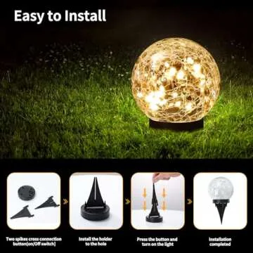 Brighten Your Outdoor Space with JKIMK Solar Globe Lights