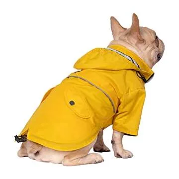 HDE Waterproof Dog Raincoat with Hood for All Sizes