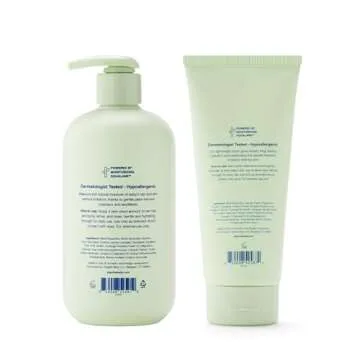 Pipette Vanilla + Ylang Ylang Baby Shampoo + Wash and Baby Lotion Duo, Clean, Tear-Free Bath Time, Sulfate-Free, Paraben-Free, Silicone-Free, Sensitive Skin, Hypoallergenic, Non-Toxic