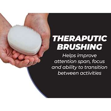 Wilbarger Therapy Brush, 2 Pack – Therapressure Brush for Occupational Therapy for Sensory Brushing – Designed by Patricia Wilbarger – Use as Part of the Wilbarger Brushing Protocol